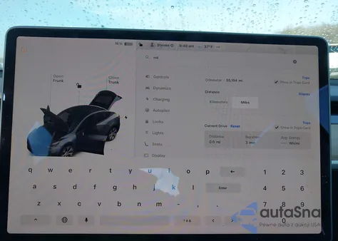 2021 Tesla Model Y Long Range Dual Motor All-Wheel Drive z USA, uszkodzony, nr VIN 5YJYGDEE2MF253385